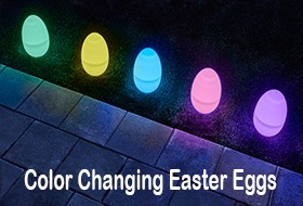 HoliScapes LED Color Changing Easter Eggs